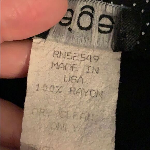 Vtg 80s does 40s black polka dots 2 pc outfit - Picture 8 of 8